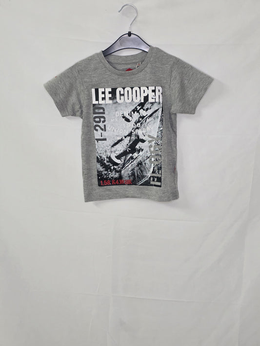 T-shirt Lee Cooper gris