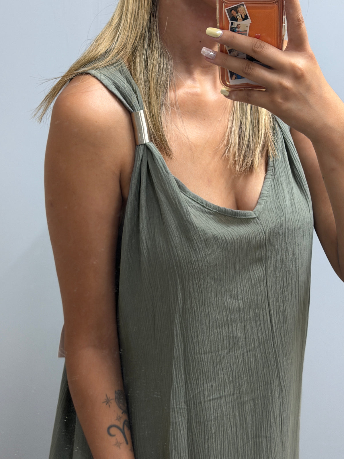 Robe longue fluide – Élégance & confort
